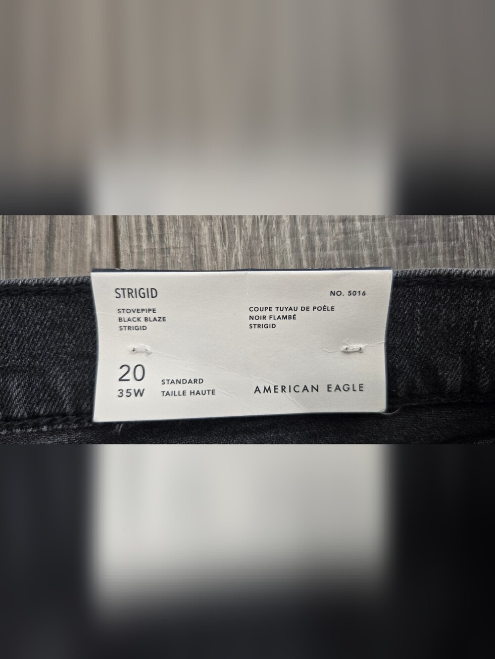 American Eagle Women’s Size 20 Regular Black Wash Stretch Jeans NWT #574 - Picture 11 of 13